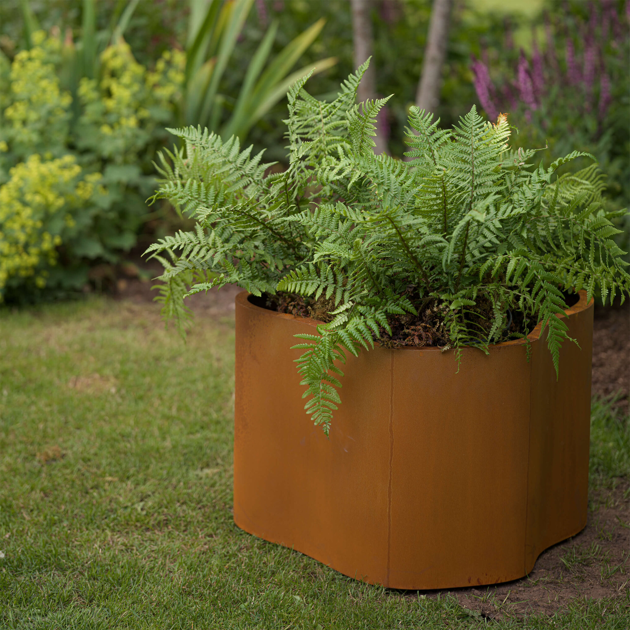 Lily Planter in Corten (Large) - Image 4