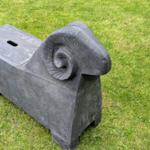 Sheep Bench and Planter (Charcoal Finish) - Image 7