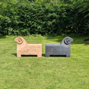 Sheep Bench and Planter (Terracotta Finish) - Image 7