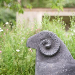 Sheep Bench and Planter (Charcoal Finish) - Image 5