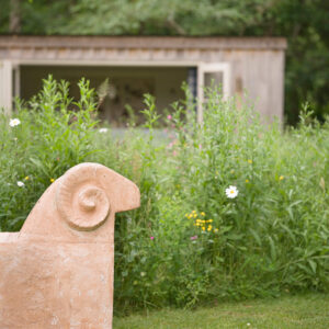 Sheep Bench and Planter (Terracotta Finish) - Image 4