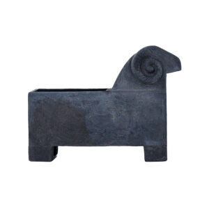 Sheep Bench and Planter (Charcoal Finish)