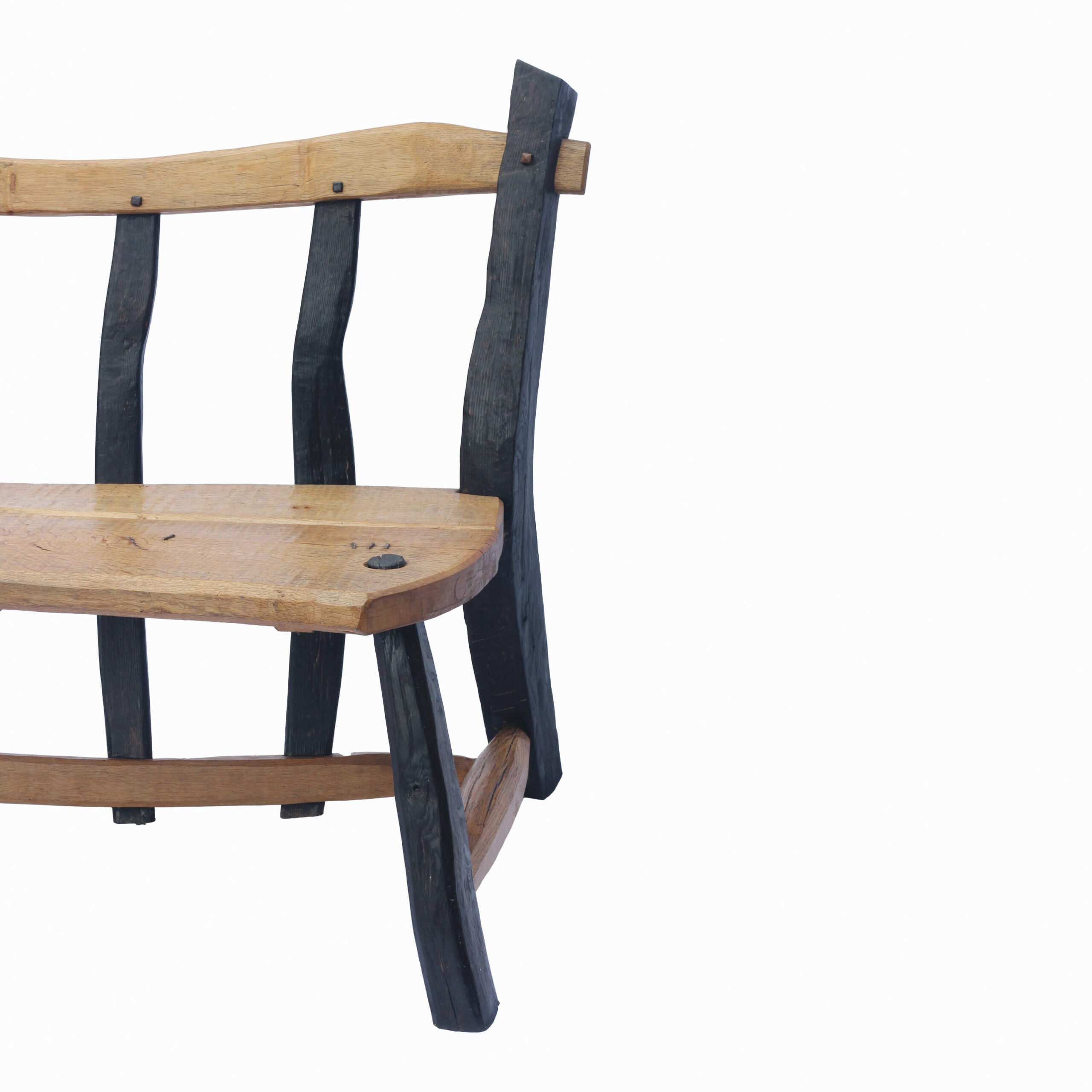 Reflections Oak Bench - Image 7