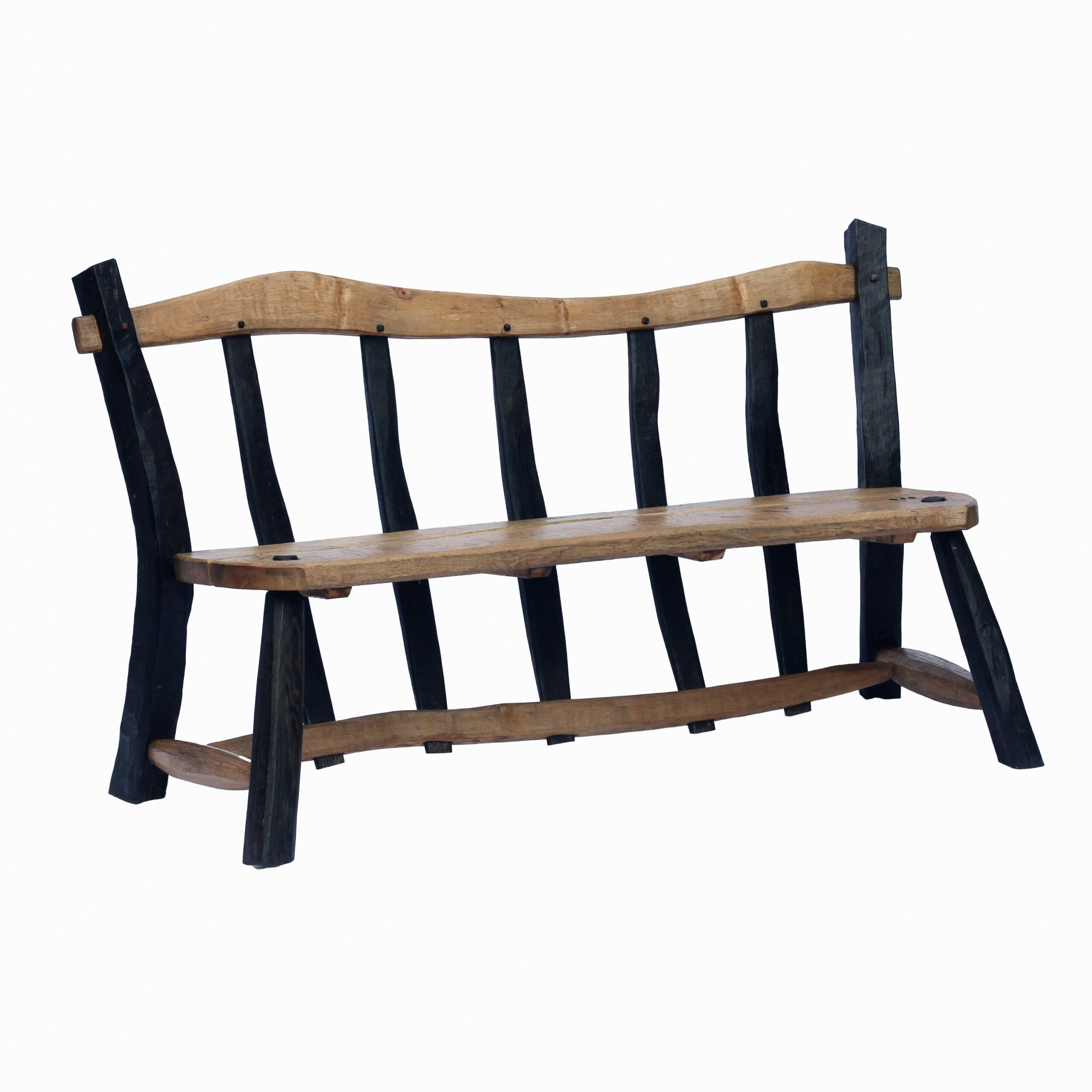 Reflections Oak Bench - Image 2