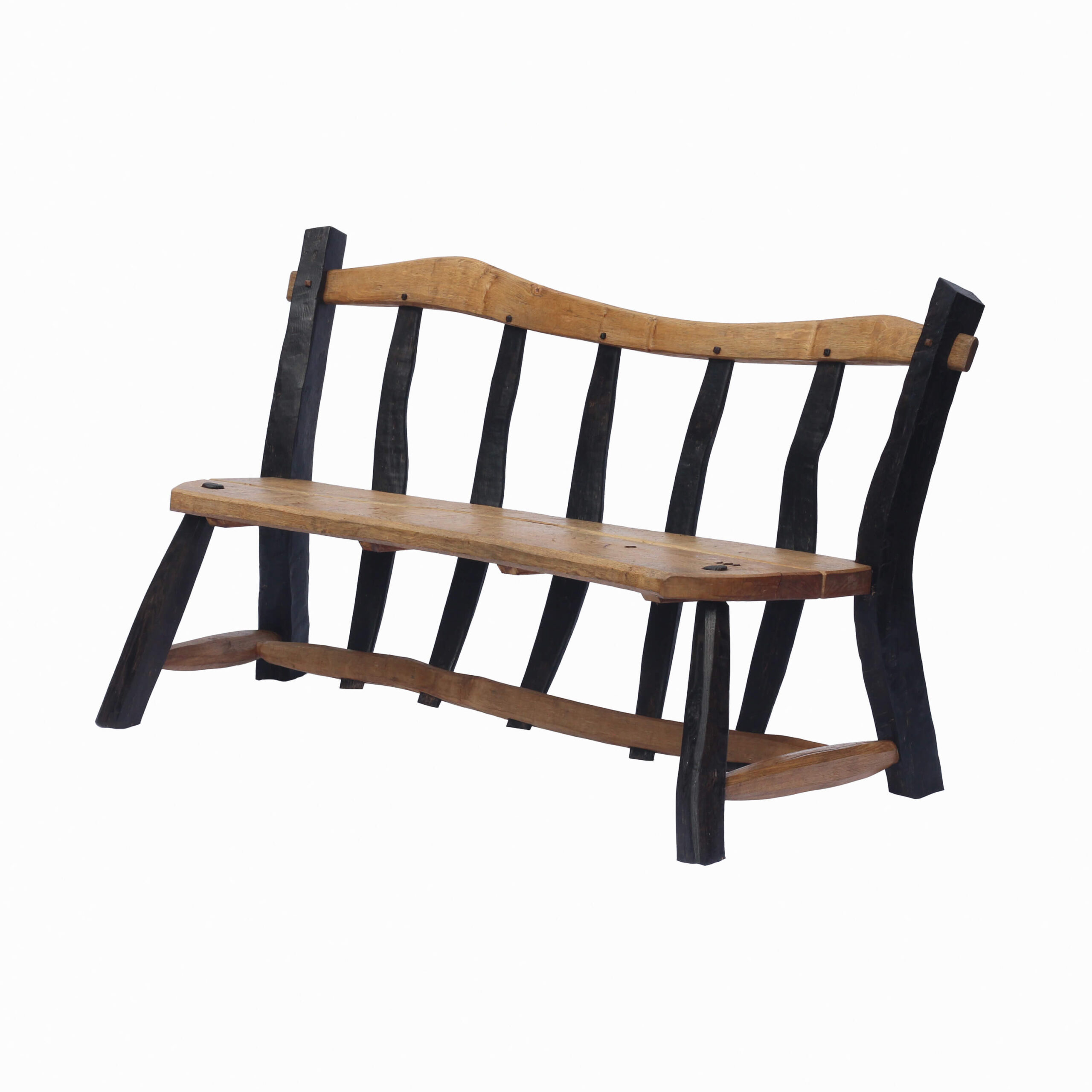 Reflections Oak Bench - Image 5